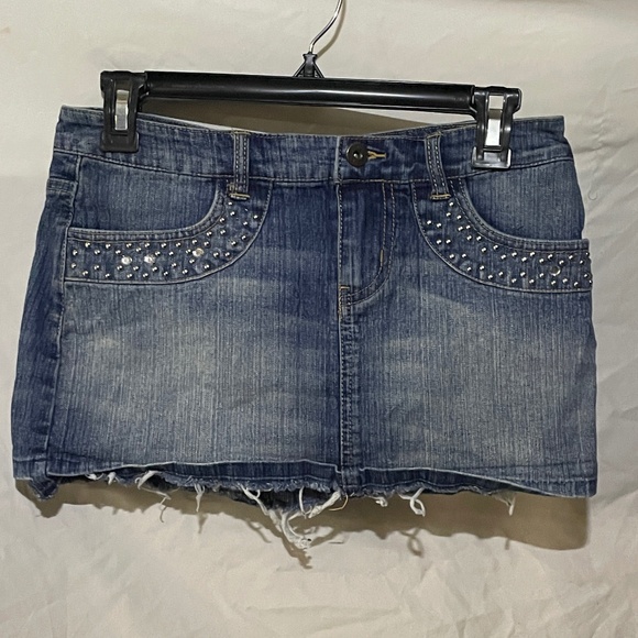 Denim mini skirt - Picture 1 of 8